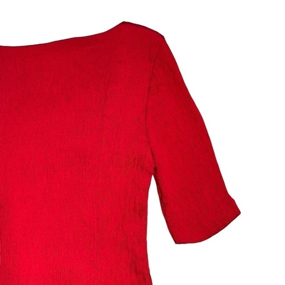 Anthropologie Maeve Red Juliet Corset Mini Dress US 4 - Picture 9 of 10